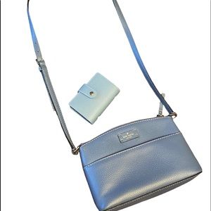 Kate Spade Blue Cross Shoulder Bag ♠️